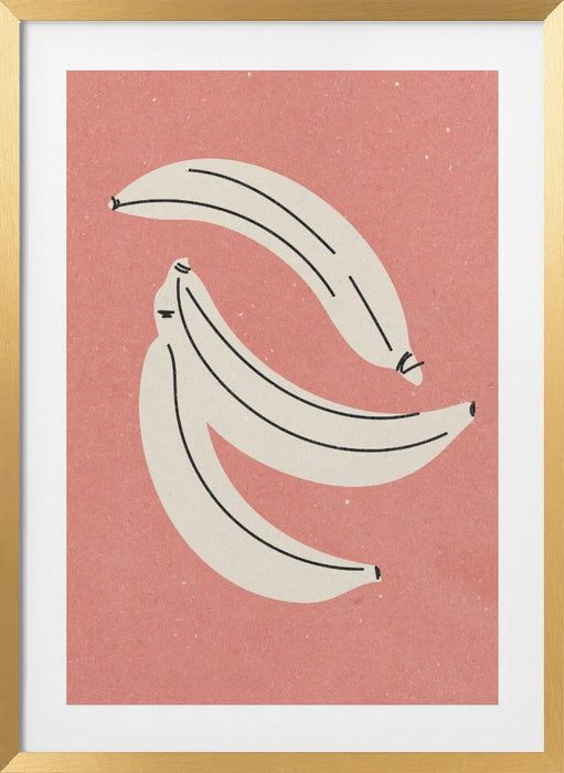 Banana Framed Art Modern Wall Decor