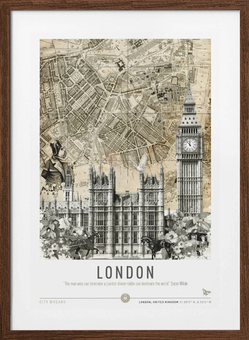 London Westminster (City Breaks) Framed Art Modern Wall Decor