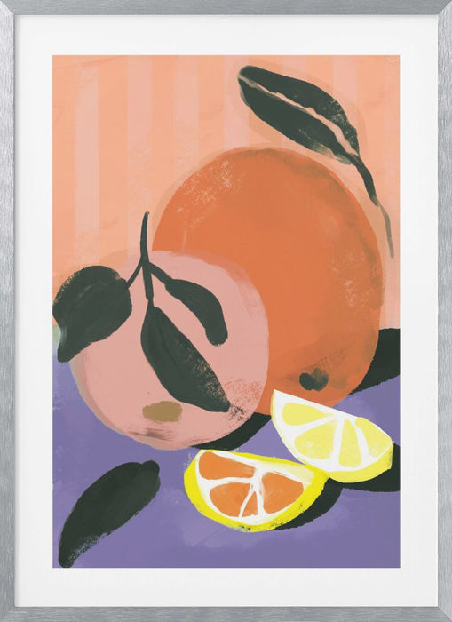 Fruity Summer No 3 Framed Art Modern Wall Decor