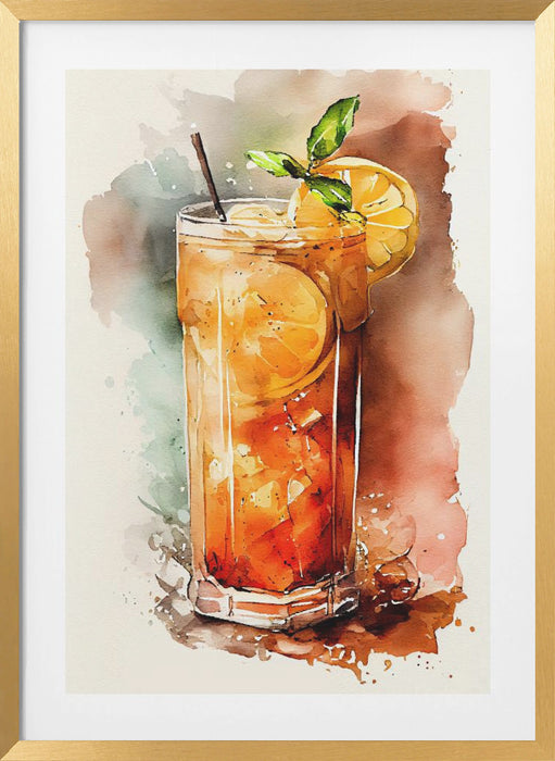 Drinks cocktail Framed Art Modern Wall Decor