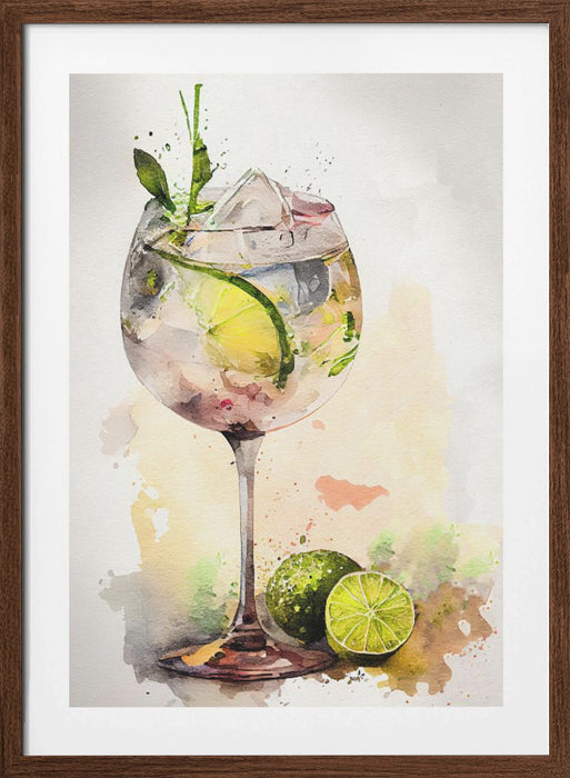 Drinks cocktail Framed Art Modern Wall Decor