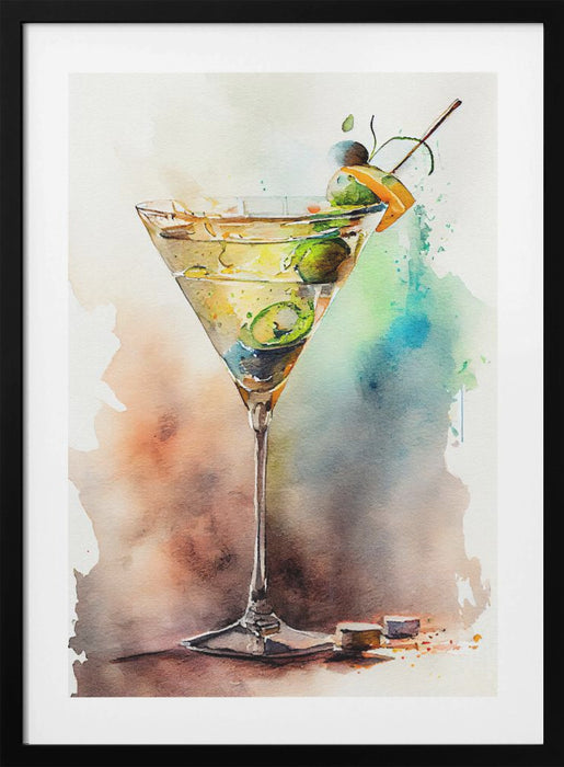 Drinks cocktail Framed Art Modern Wall Decor