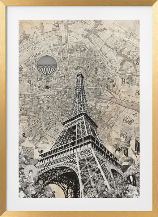 Paris 2 (City Breaks) Framed Art Modern Wall Decor