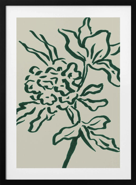 Flower Framed Art Modern Wall Decor