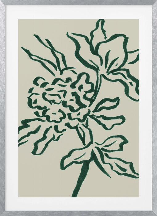 Flower Framed Art Modern Wall Decor