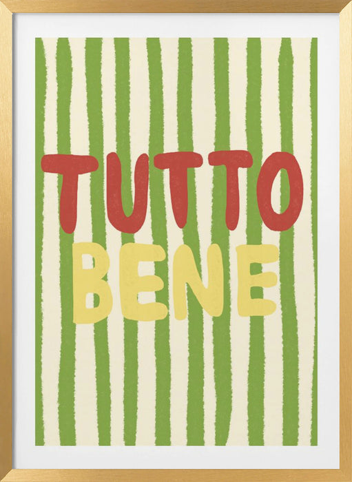 Tutto Bene Framed Art Modern Wall Decor