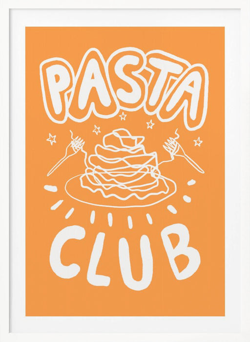 Pasta Club Framed Art Modern Wall Decor