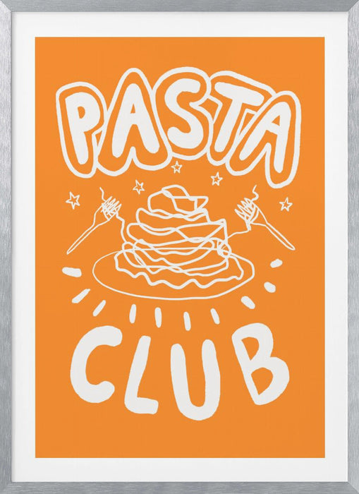 Pasta Club Framed Art Modern Wall Decor