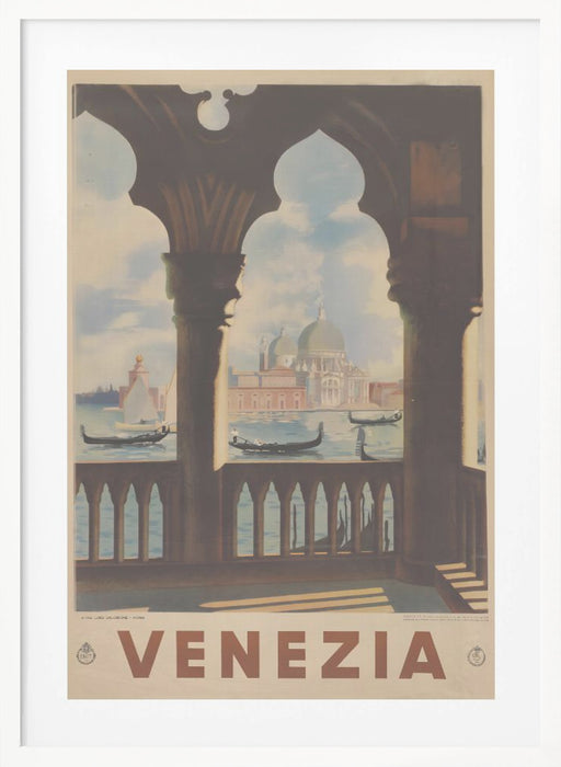 Venezia 1938 Framed Art Modern Wall Decor