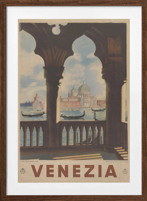 Venezia 1938 Framed Art Modern Wall Decor