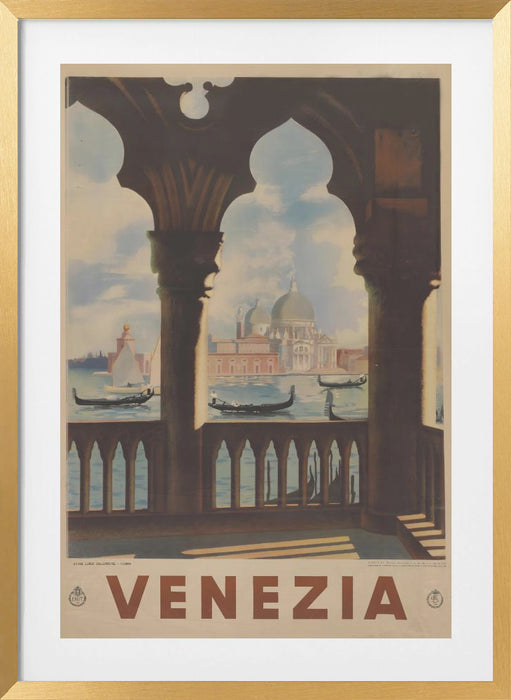 Venezia 1938 Framed Art Modern Wall Decor