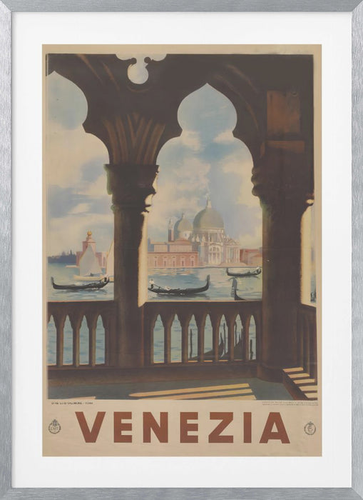 Venezia 1938 Framed Art Modern Wall Decor