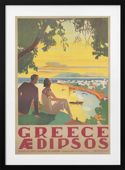 Greece Framed Art Modern Wall Decor