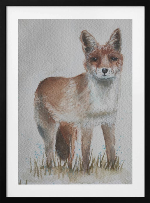 Fox Framed Art Modern Wall Decor