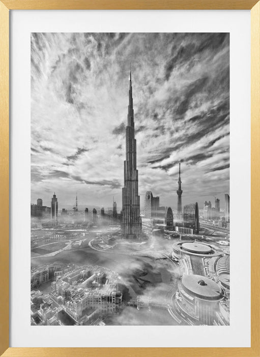 Super Skyline Framed Art Modern Wall Decor