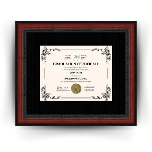 University of Iowa Diploma Frame 8.5x11 Certificate Black