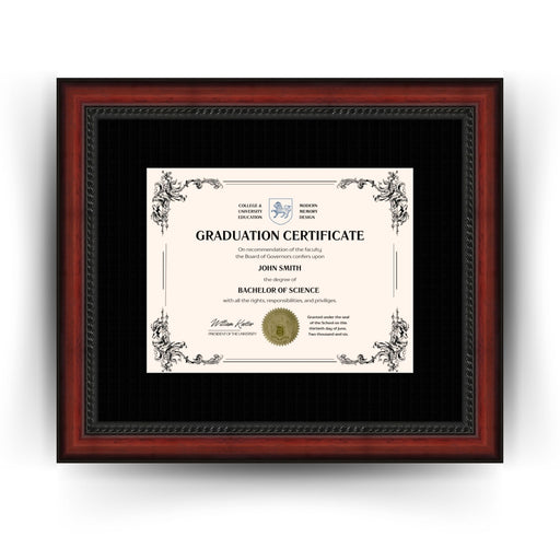 Purdue University Diploma Frame 8.5x11 Certificate Black