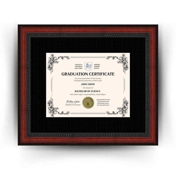 University of Colorado Denver Diploma Frame 8.5x11 Certificate Black