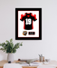 Delaware High School Football Jersey Frame Print Senior Night Gift 