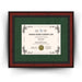 Michigan State University Diploma Frame 8.5x11 Certificate Green