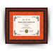 University of Miami Diploma Frame 8.5x11 Certificate Orange