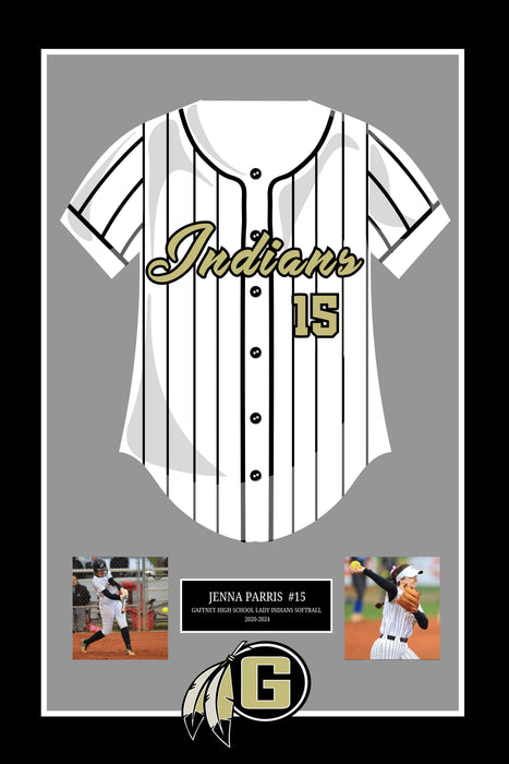 High School Senior Night Gift Student Athletes Jersey Print