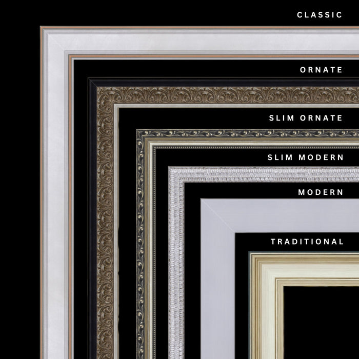 18x32 Silver Picture Frames