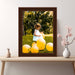 Mahogany Wood Picture Frame - Flat Modern Framing