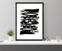 Abstract Artwork Black Paint N Canvas Prints Framed art - Modern Memory Design Picture frames - New Jersey Frame shop custom framing