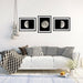 Abstract Moon Framed wall art print Abstract Canvas Prints Framed art - Modern Memory Design Picture frames - New Jersey Frame shop custom framing