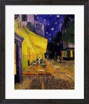 Artwork Vincent van Gogh Framed Art Cafe Terrace At Night art Picture Frame Store New Jersey