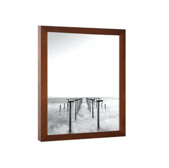 Modern 5x16 Black Picture Frame Wood 5 x 16 Poster Photo