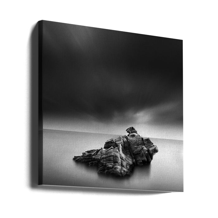 Heart of Rock Square Canvas Art Print