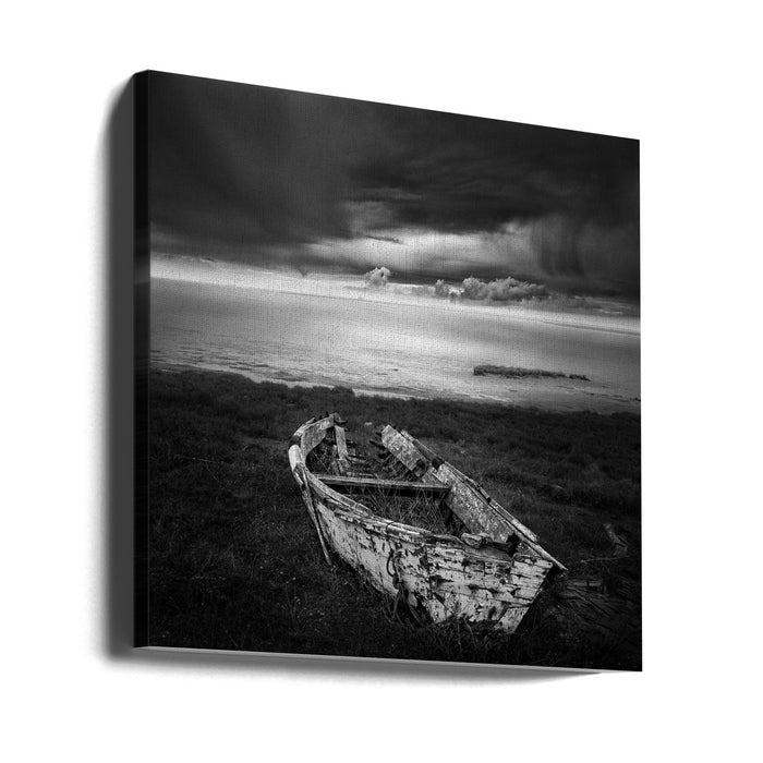 In a Broken Dream Square Canvas Art Print