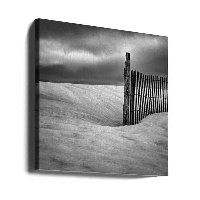 Fence Square Canvas Art Print