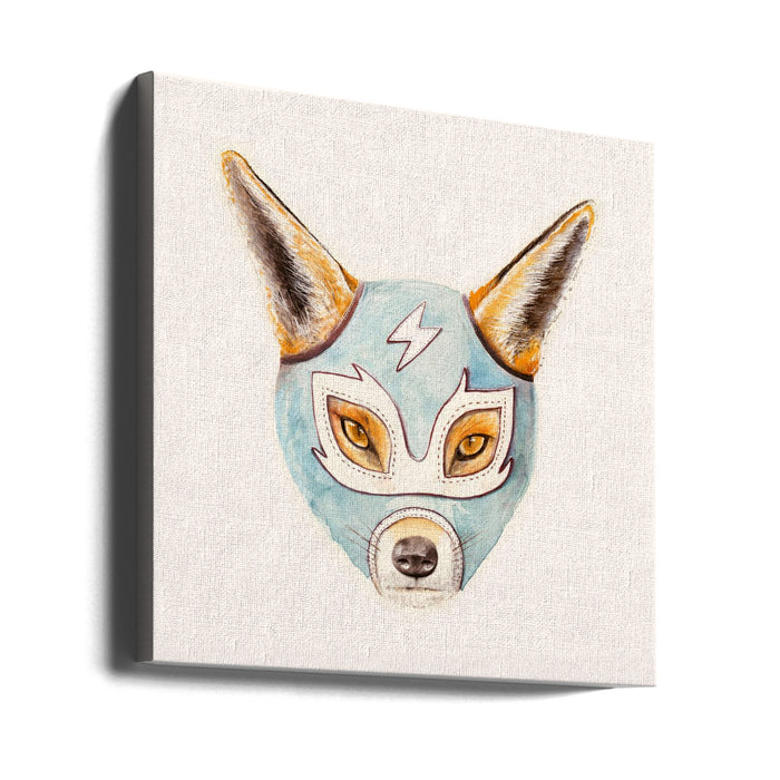 Andrew Fox Wrestler Square Canvas Art