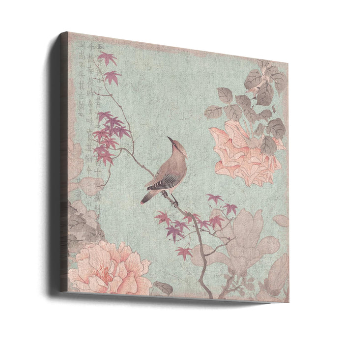 Chinoiserie No2 Square Canvas Art