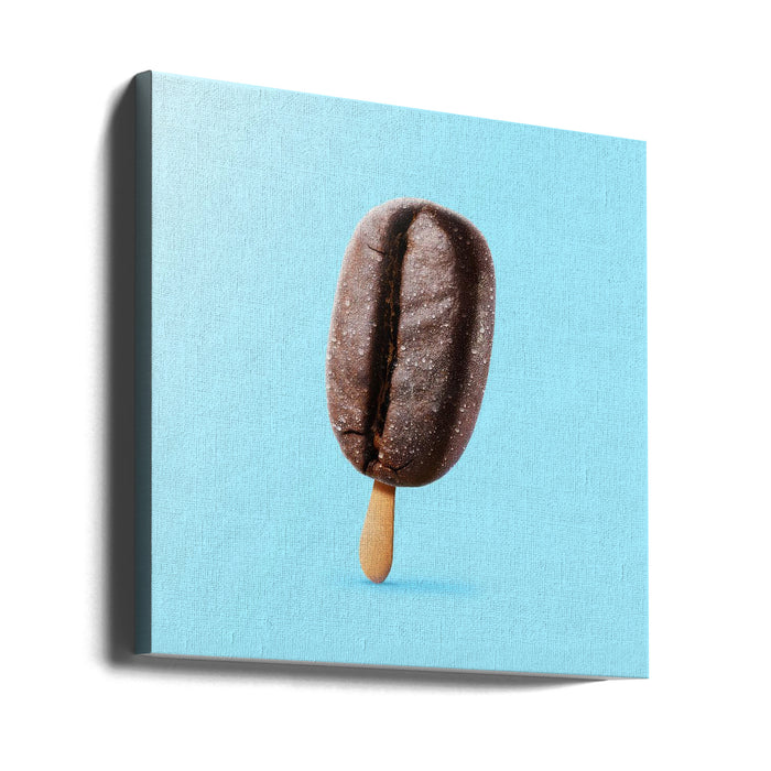 Ice Ice Coffee Square Canvas Art Print