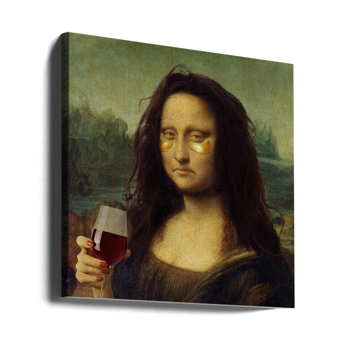 Monday Lisa Square Canvas Art Print