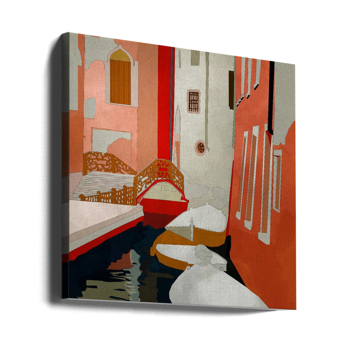 Venedig2 Square Canvas Art