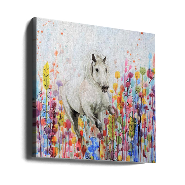 Toujours Sauvage Square Canvas Art Print