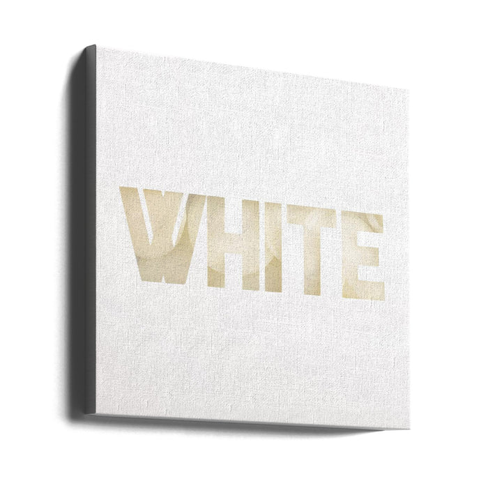 White Square Canvas Art Print