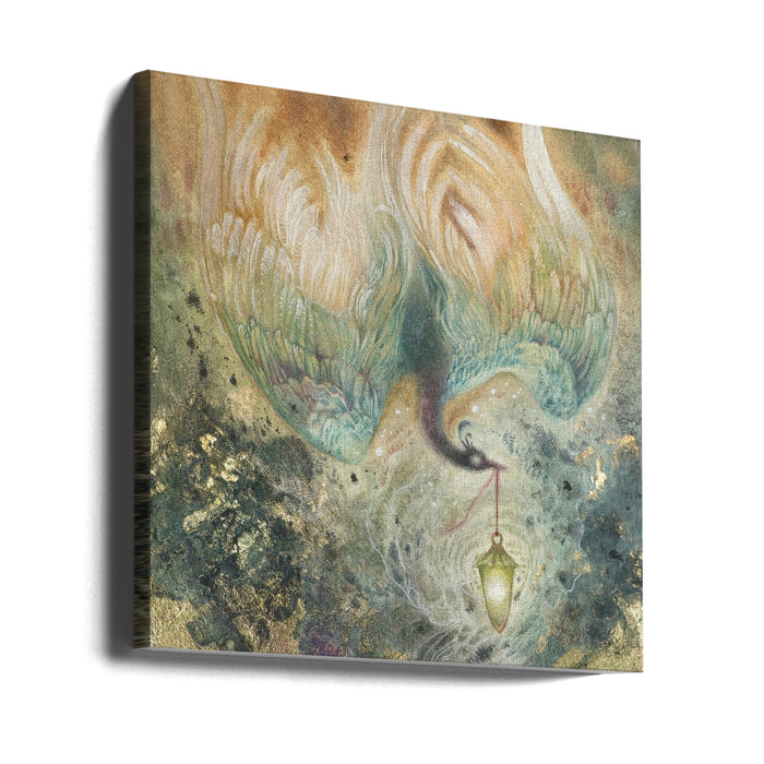 Lighting the Path Square Canvas Art