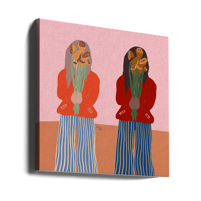 Gemini Square Canvas Art