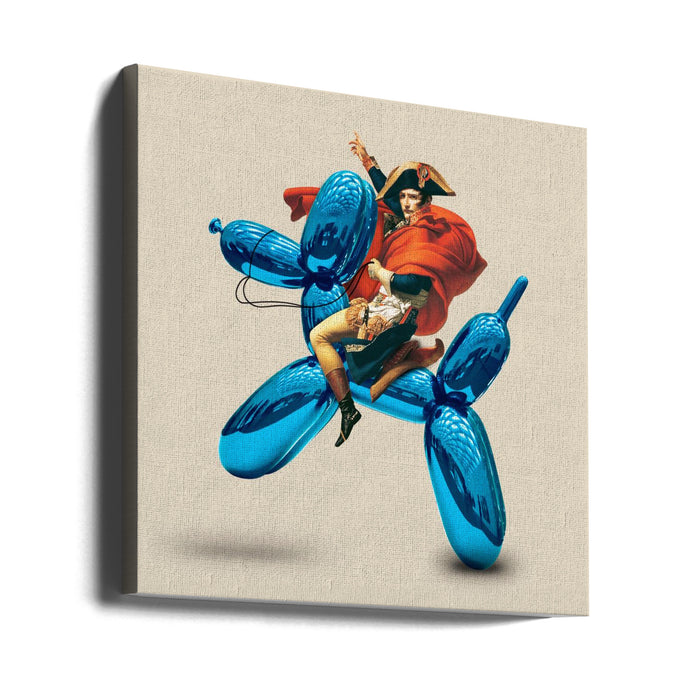 Fake Conqueror Square Canvas Art Print