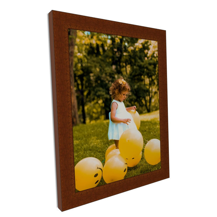 Cherry Wood Picture Frame - Flat Modern Framing by ModernMemoryDesign.com 