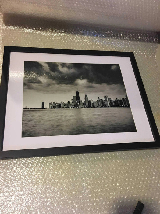 Chicago waterfront art print framed Picture Frame Store New Jersey