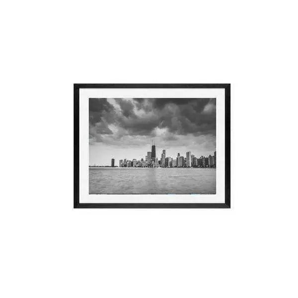 Chicago waterfront art print framed Picture Frame Store New Jersey