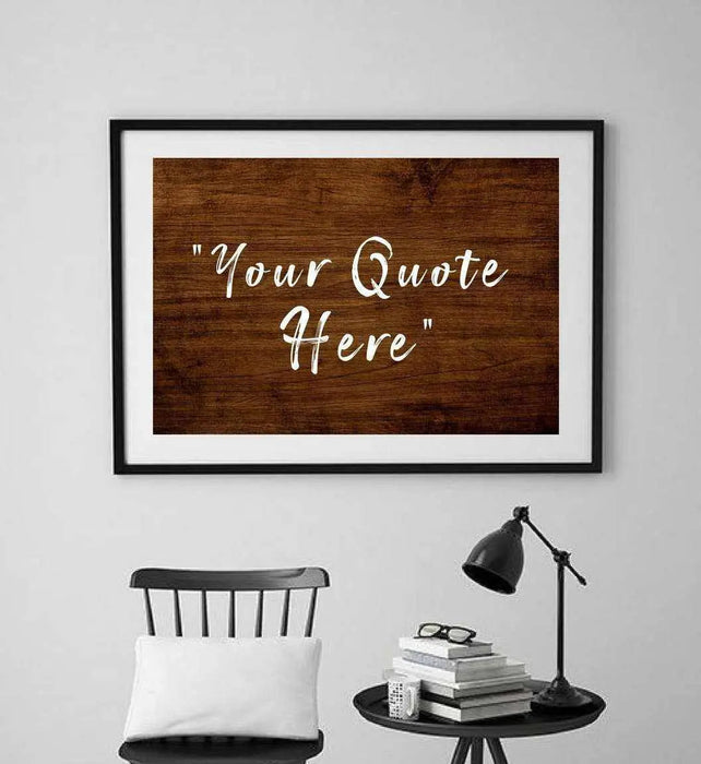 Custom quote framed art print motivational art 16x20 frame Picture Frame Store New Jersey