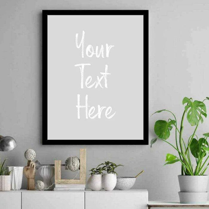 Custom text word art typography poem frame print Picture Frame Store New Jersey